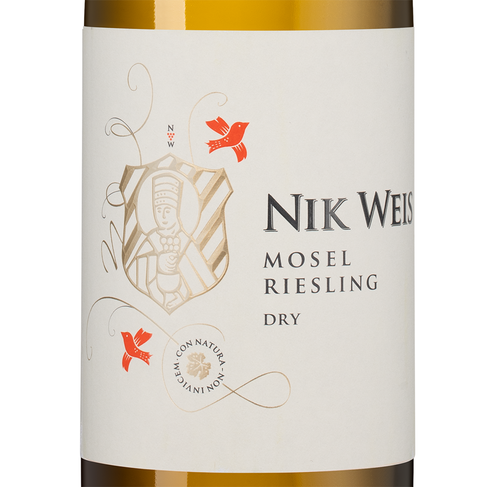 Вино Riesling, Nik Weis St. Urbans-Hof, 2023, (151246), Германия, Мозель, белое, полусухое, 0.75 л, Рислинг, цена 2023 рублей