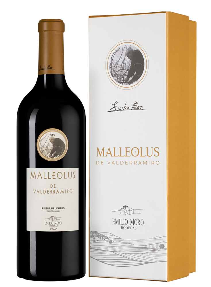 Вино Malleolus de Valderramiro в подарочной упаковке, Emilio Moro, 2021, (154235), Испания, Кастилия и Леон, красное, сухое, 0.75 л, Рибера дель Дуэро Мальеолус де Вальдеррамиро, цена 34990 рублей