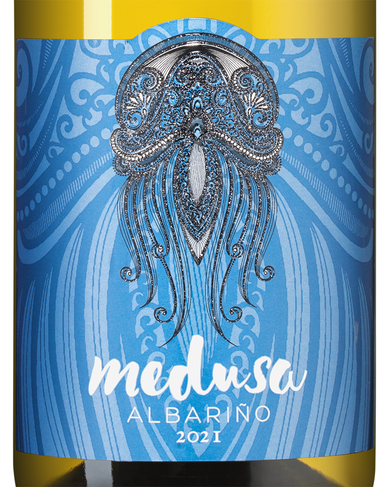 Вино Medusa Albarino, 2021, (136130), Испания, Галисия, белое, сухое, 0.75 л, Медуса Альбариньо, цена 3490 рублей