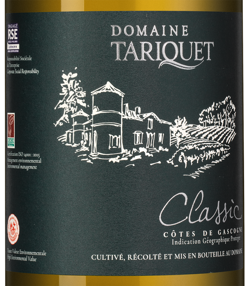 Вино Classic, Domaine Tariquet, 2024, 1.5л, (154974), Франция, Юго-Запад, белое, сухое, 1.5 л, Классик, цена 6290 рублей