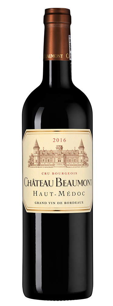 Вино Chateau Beaumont (Haut-Medoc), 2016, (146679), Франция, Бордо, красное, сухое, 0.75 л, Шато Бомон, цена 5990 рублей
