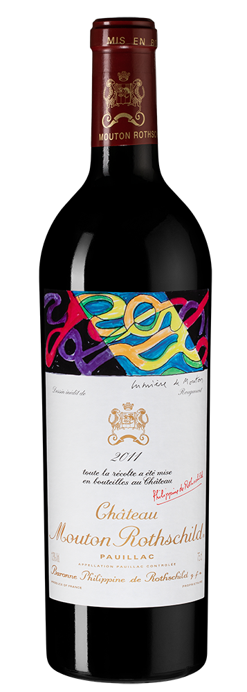 Вино Chateau Mouton Rothschild (Pauillac), 2011, (151333), Франция, Бордо, красное, сухое, 0.75 л, Шато Мутон Ротшильд, цена 199990 рублей