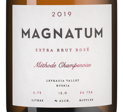 Игристое вино Магнатум Розе, (137168), розовое экстра брют, 2019 г., 0.75 л, Магнатум Розе цена 2190 рублей
