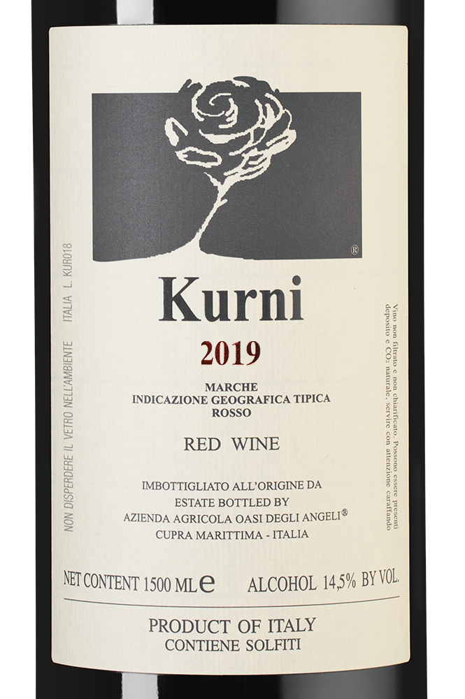 Вино Kurni в подарочной упаковке, Oasi degli Angeli, 2019, 1.5л, (137090), Италия, Марке, красное, полусладкое, 1.5 л, Курни, цена 69990 рублей