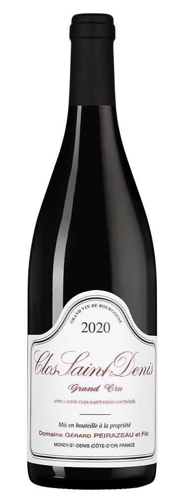 Вино Clos Saint Denis Grand Cru, Domaine Gerard Peirazeau & Fils, 2020, (138857), Франция, Бургундия, красное, сухое, 0.75 л, Кло Сен Дени Гран Крю, цена 62490 рублей