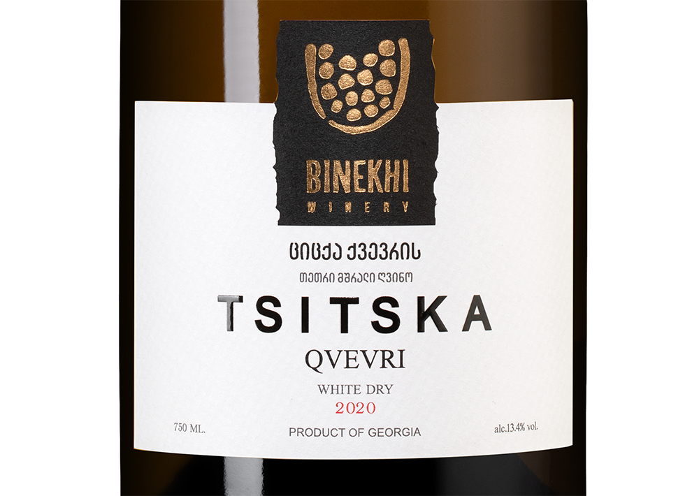 Вино Tsitska Qvevri, Binekhi, 2020, (139370), Грузия, Имеретия, белое, сухое, 0.75 л, Цицка Квеври, цена 5690 рублей
