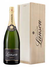 Шампанское Lanson le Black Label Brut, (114793), gift box в подарочной упаковке, белое брют, 1.5 л, Ле Блэк Лейбл Брют цена 28990 рублей
