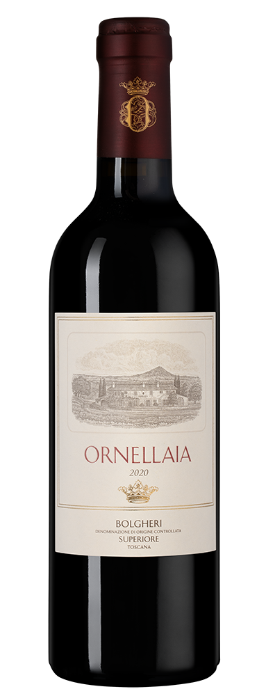 Вино Ornellaia, 2020, 0.375л, (143629), Италия, Тоскана, красное, сухое, 0.375 л, Орнеллайя, цена 39990 рублей