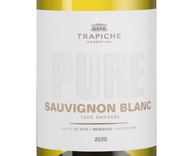 Вино Pure Sauvignon Blanc, (131112), белое сухое, 2020 г., 0.75 л, Пью Совиньон Блан цена 1790 рублей