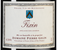 Вино Domaine Pierre Gelin Fixin