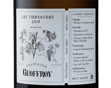 Шампанское Champagne Geoffroy Les Tiersaudes Brut Nature Premier Cru в подарочной упаковке