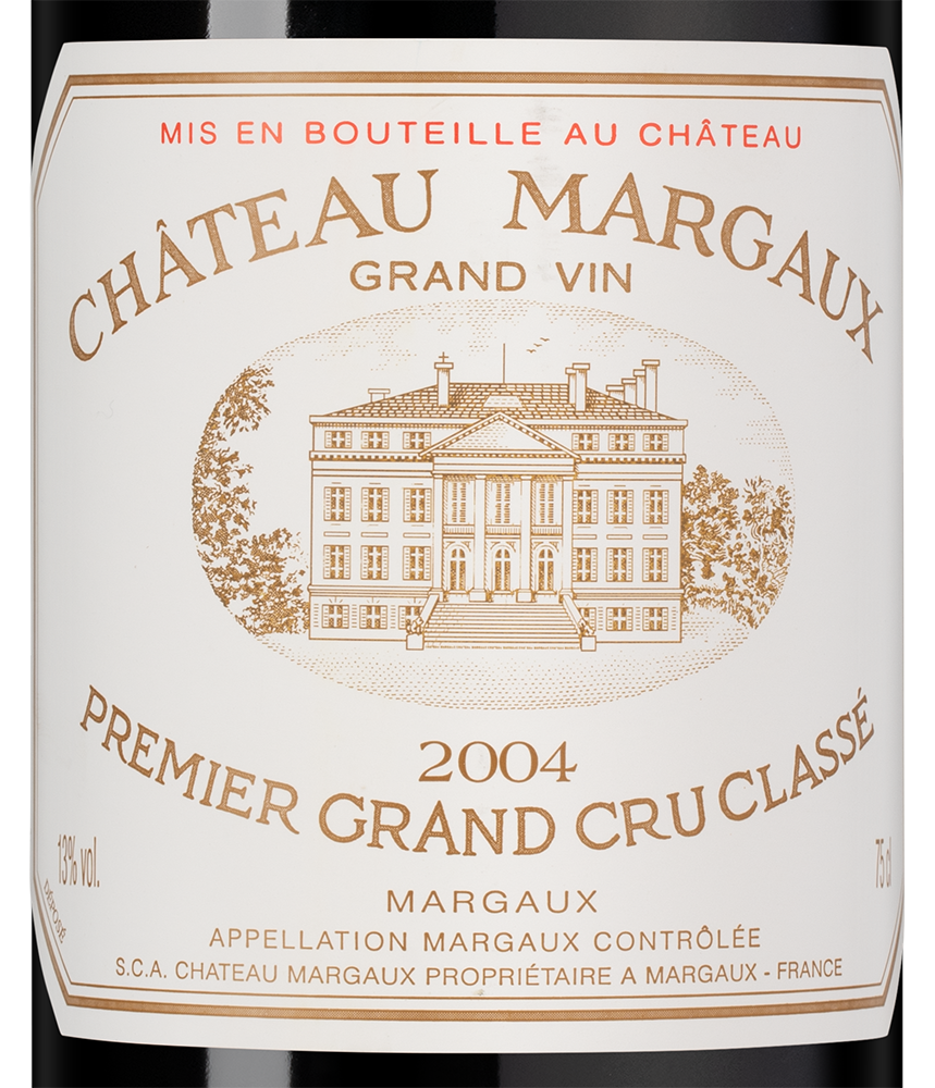 Вино Chateau Margaux (Margaux), 2004, (150091), Франция, Бордо, красное, сухое, 0.75 л, Шато Марго, цена 214990 рублей
