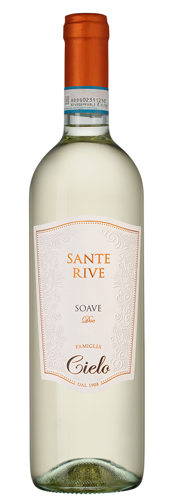 Вино Sante Rive Soave, Cielo, 2022, (145964), Италия, Венето, белое, сухое, 0.75 л, Санте Риве Соаве, цена 1890 рублей