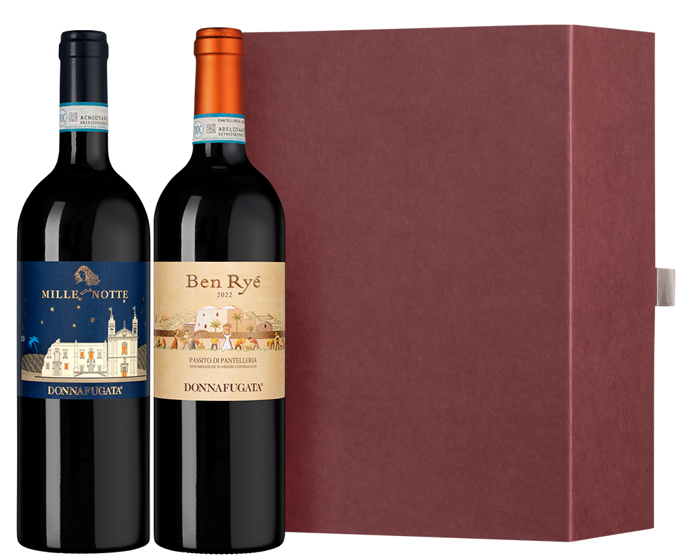 Вино в подарочном наборе "Donnafugata: звездные вина Италии", (156896), Италия, Сицилия, 0.75 л, Donnafugata: звездные вина Италии, цена 51490 рублей