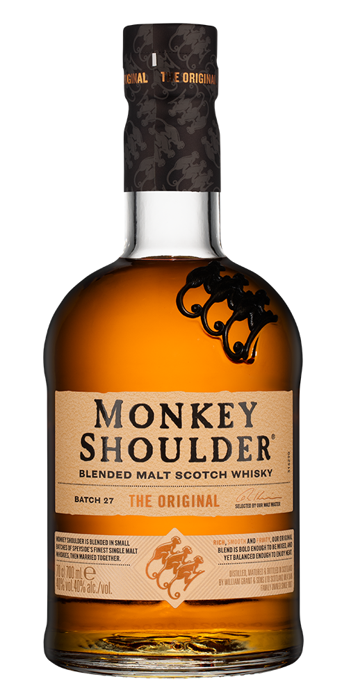 Виски Monkey Shoulder, (160110), Шотландия, Спейсайд, 0.7 л, Манки Шолдер, цена 3890 рублей