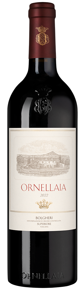 Вино Ornellaia, 2022, (154675), Италия, Тоскана, красное, сухое, 0.75 л, Орнеллайя, цена 62490 рублей