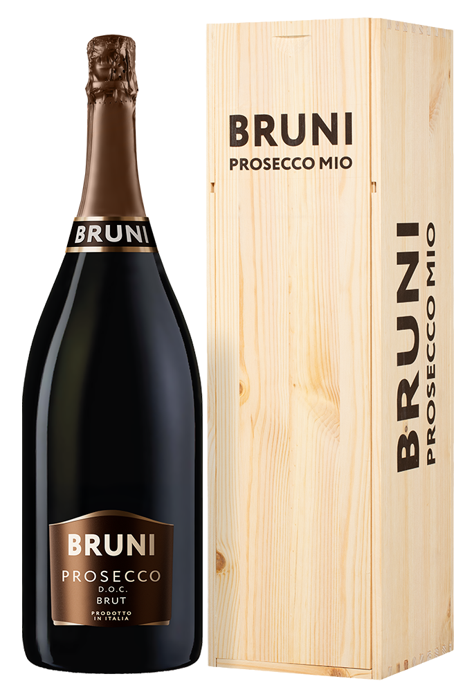 Игристое вино Bruni Prosecco Brut в подарочной упаковке, 3л, (158530), Италия, Венето, белое, брют, 3 л, Просекко Брют, цена 24990 рублей