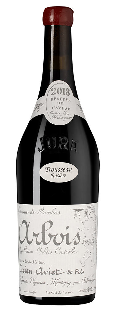 Вино Arbois Rouge Trousseau Rosiere, Caves de Bacchus (Lucien Aviet et Fils), 2018, (138862), Франция, Жюра, красное, сухое, 0.75 л, Арбуа Руж Труссо Розьер, цена 14990 рублей