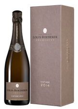 Шампанское Louis Roederer Brut Vintage, (129851), gift box в подарочной упаковке, белое брют, 2014 г., 0.75 л, Винтаж Брют цена 21140 рублей