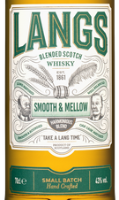 Виски Langs Smooth & Mellow, (139971), Купажированный, Шотландия, 0.7 л, Лэнгс Смус энд Меллоу цена 2640 рублей