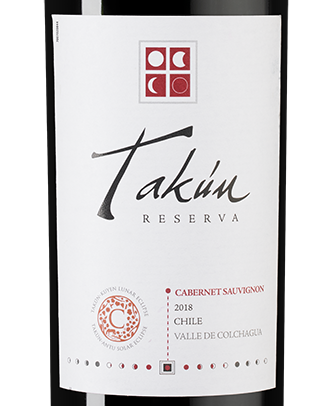 Вино Takun Cabernet Sauvignon Reserva, Caliterra, 2018, (122682), Чили, Центральная Долина, красное, сухое, 0.75 л, Такун Каберне Совиньон Ресерва, цена 1740 рублей