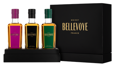 Виски Bellevoye Prestige , (138397), Солодовый, Франция, 0.2 л, Набор Бельвуа Престиж 3 бутылки, 0,2л цена 16290 рублей