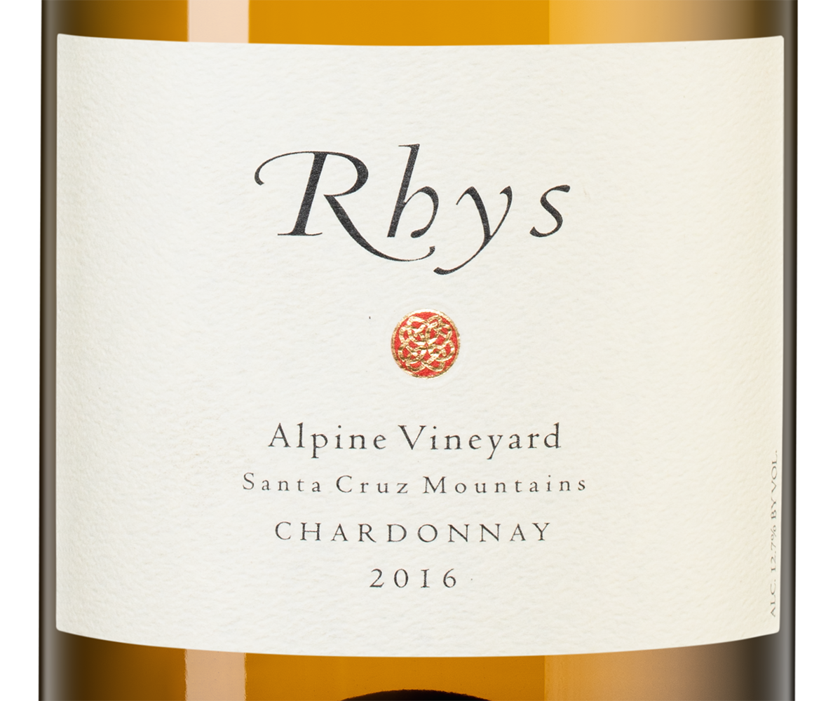 Вино Chardonnay Alpine Vineyard, Rhys Vineyards, 2016, (127014), Соединенные Штаты Америки, Калифорния, белое, сухое, 0.75 л, Шардоне Элпайн Виньярд, цена 39990 рублей