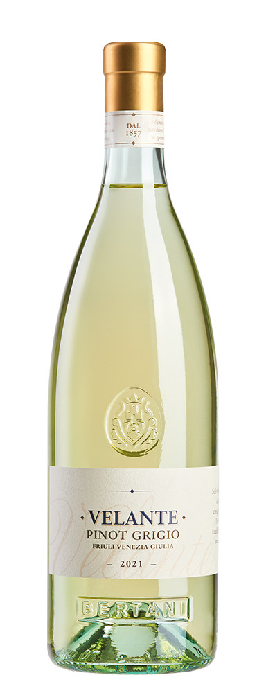 Вино Velante Pinot Grigio, Bertani, 2021, (136735), Италия, Фриули-Венеция-Джулия, белое, сухое, 0.75 л, Веланте Пино Гриджо, цена 3390 рублей