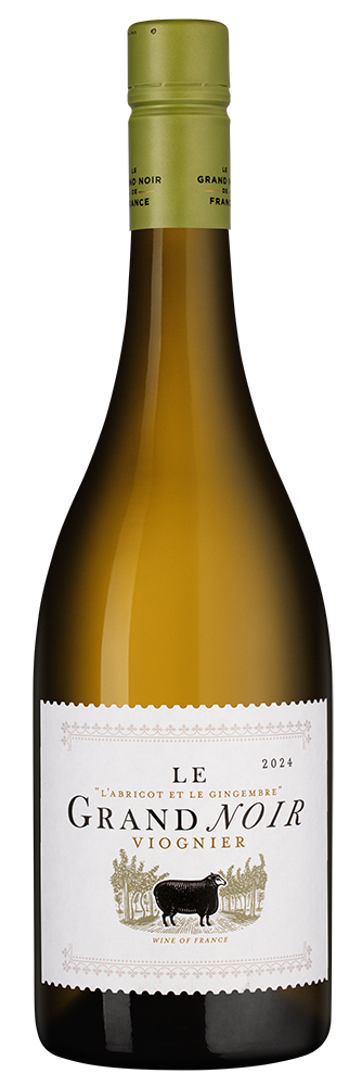 Вино Le Grand Noir Viognier, 2024, (158493), Франция, Лангедок-Руссильон, белое, сухое, 0.75 л, Ле Гран Нуар Вионье, цена 1890 рублей
