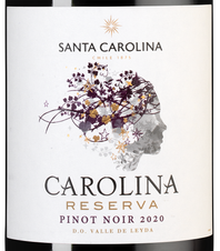 Вино Carolina Reserva Pinot Noir, (128471), красное сухое, 2020 г., 0.75 л, Каролина Ресерва Пино Нуар цена 1290 рублей