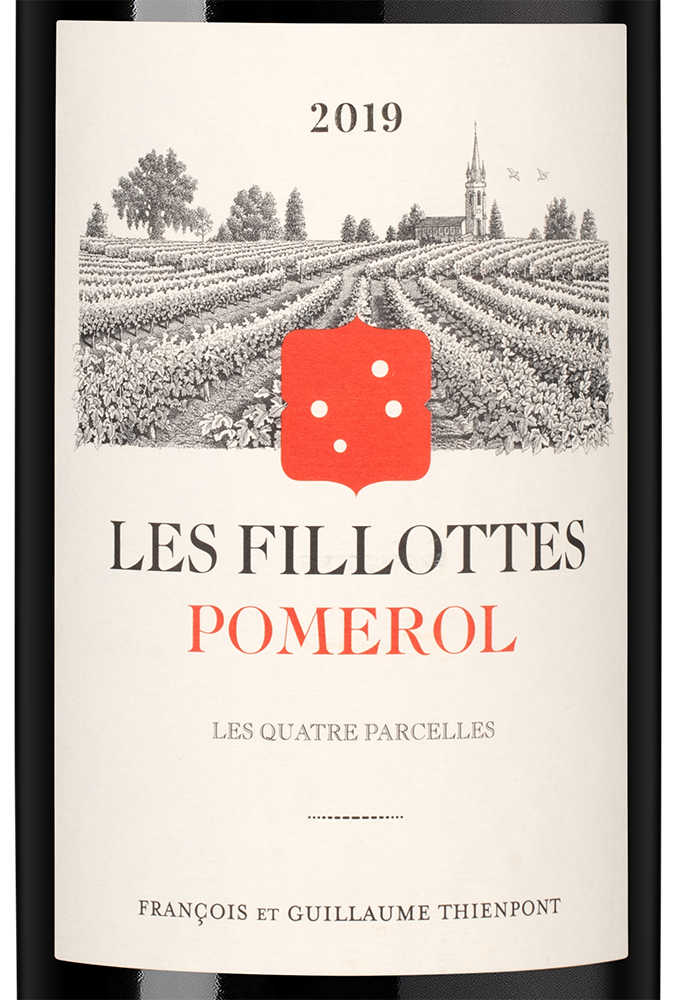 Вино Les Fillottes (Pomerol), Francois Thienpont, 2019, 1.5л, (157487), Франция, Бордо, красное, сухое, 1.5 л, Ле Фийот, цена 37490 рублей
