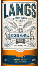 Виски Langs Rich & Refined в подарочной упаковке, (147026), gift box в подарочной упаковке, Соединенное Королевство, 0.7 л, Лэнгс Рич энд Рифайнд цена 2890 рублей