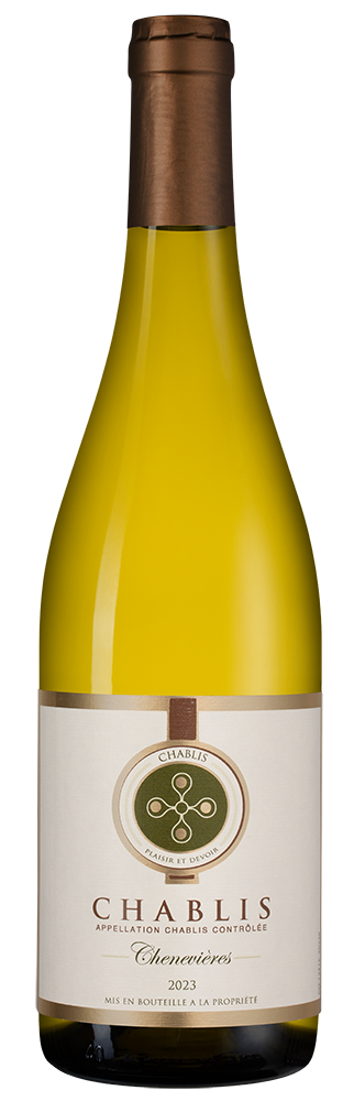 Вино Chablis, Domaine des Chenevieres, 2023, (149244), Франция, Бургундия, белое, сухое, 0.75 л, Шабли, цена 6490 рублей