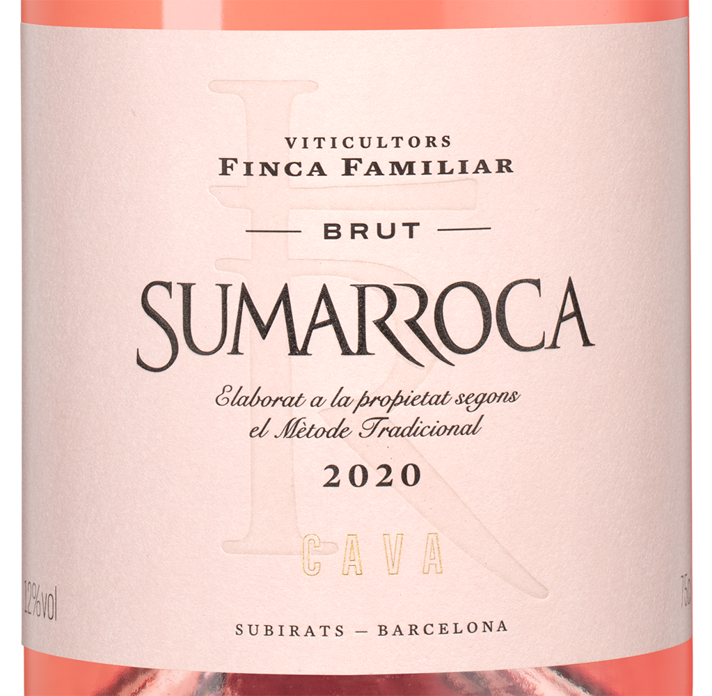 Игристое вино Sumarroca Brut Rose, Bodegues Sumarroca, 2020, (140586), Испания, Каталония, розовое, брют, 0.75 л, Сумаррока Брют Розе, цена 3490 рублей