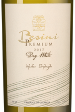 Вино Besini Premium White, (131004), белое сухое, 2017 г., 0.75 л, Бесини Премиум Уайт цена 2490 рублей