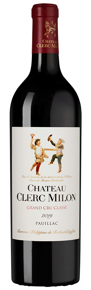 Вино Chateau Clerc Milon (Pauillac), 2019, (150933), Франция, Бордо, красное, сухое, 0.75 л, Шато Клер Милон, цена 29990 рублей
