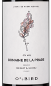 Вино к закускам, салатам безалкогольное Domaine de la Prade Merlo/Shiraz, 0,0%