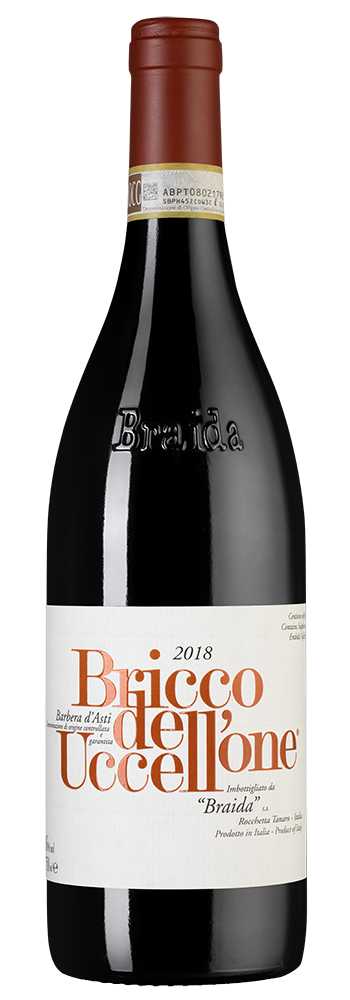 Вино Bricco dell' Uccellone, Braida, 2018, (136449), Италия, Пьемонт, красное, сухое, 0.75 л, Брикко дель Уччеллоне, цена 21490 рублей