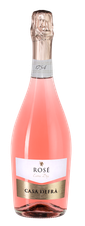 Игристое вино Casa Defra Rose, (123193), розовое сухое, 0.75 л, Розе Экстра Драй цена 1490 рублей