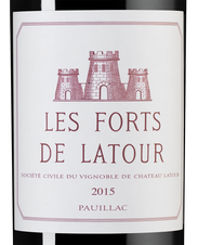 Вино Les Forts de Latour, (128511), красное сухое, 2015 г., 0.75 л, Ле Фор де Латур цена 57490 рублей