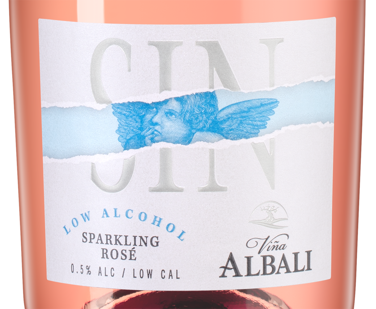 Игристое вино безалкогольное Vina Albali Rose Low Alcohol, 0,5%, Felix Solis, 2022, (147280), Испания, Кастилия Ла Манча, 0.75 л, Винья Албали Розе Безалкогольное, цена 1390 рублей