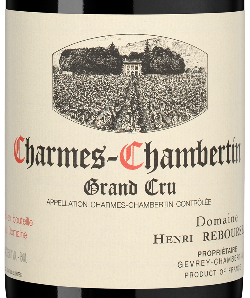 Вино Charmes-Chambertin Grand Cru, Domaine Henri Rebourseau, 2023, (157966), Франция, Бургундия, красное, сухое, 0.75 л, Шарм-Шамбертен Гран Крю, цена 89990 рублей