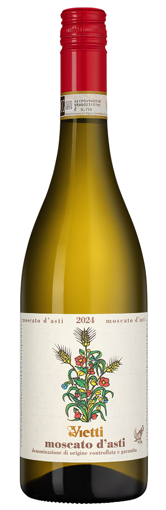 Игристое вино Moscato d'Asti, Vietti, 2024, (152717), Италия, Пьемонт, белое, сладкое, 0.75 л, Москато д'Асти, цена 5490 рублей