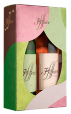 Вино Pfefferer + Pfefferer Pink в подарочной упаковке, (142357), gift box в подарочной упаковке, 0.75 л, Дуэт Пфефферер цена 4990 рублей