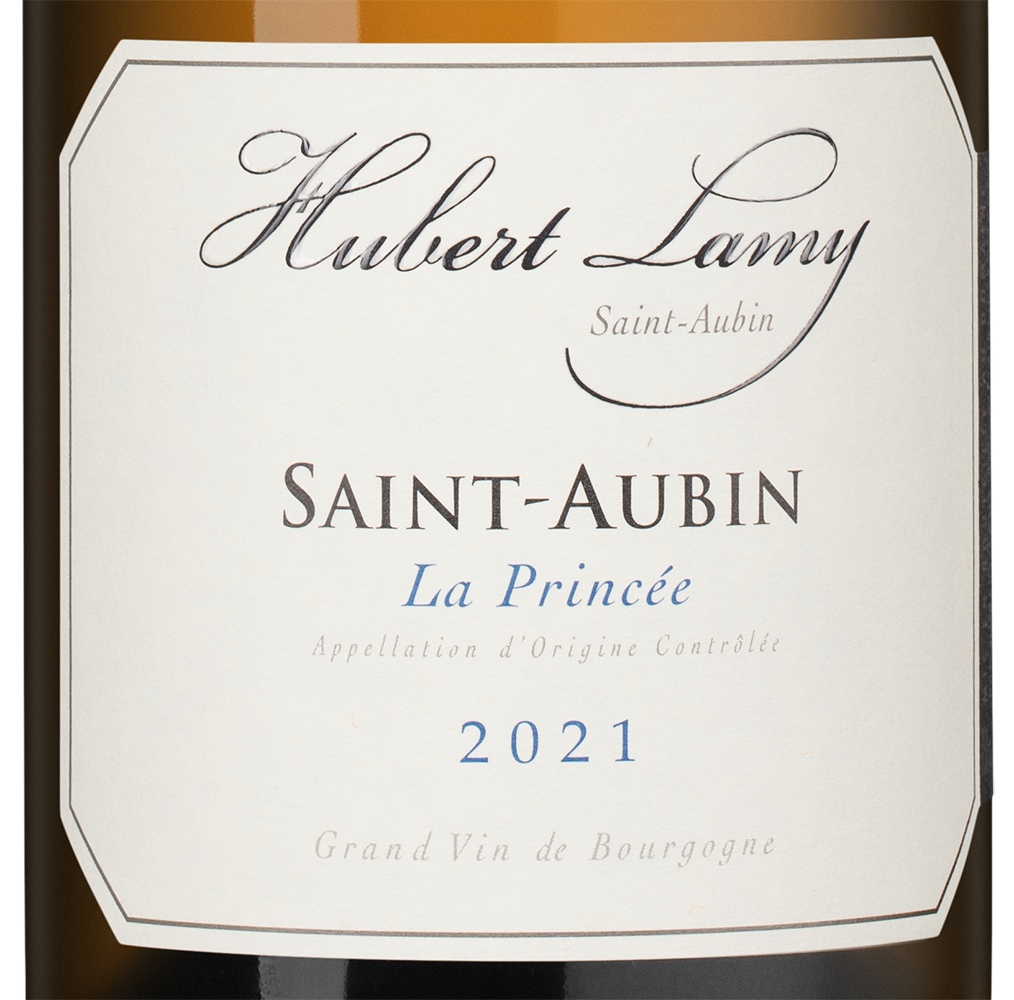Вино Saint-Aubin La Princee, Domaine Hubert Lamy, 2021, (149088), Франция, Бургундия, белое, сухое, 0.75 л, Сент-Обен Ля Пренсе, цена 24490 рублей