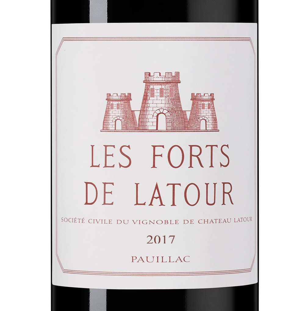 Вино Les Forts de Latour (Pauillac), Chateau Latour, 2017, (148307), Франция, Бордо, красное, сухое, 0.75 л, Ле Фор де Латур, цена 79990 рублей