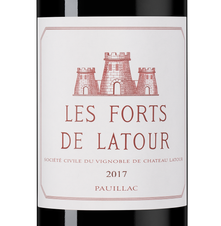 Вино Les Forts de Latour, (148307), красное сухое, 2017, 0.75 л, Ле Фор де Латур цена 69990 рублей