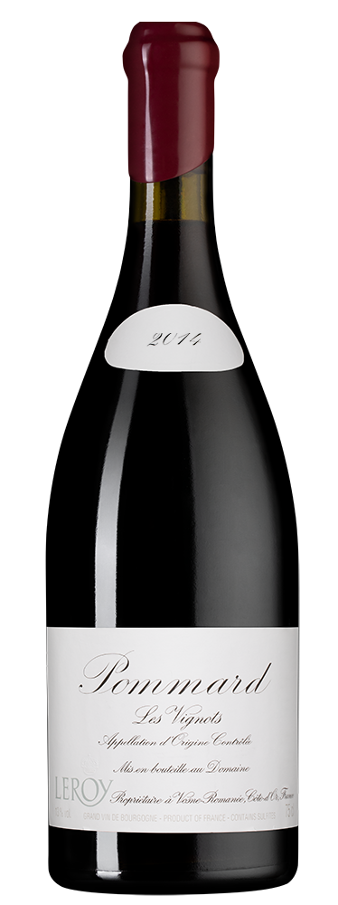 Вино Pommard Les Vignots, Domaine Leroy, 2014, (152432), Франция, Бургундия, красное, сухое, 0.75 л, Поммар Ле Виньо, цена 1114990 рублей