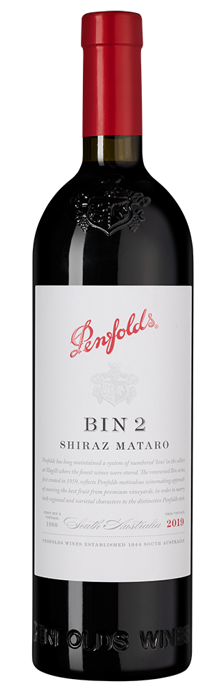 Вино Penfolds Bin 2 Shiraz Mataro, 2019, (149428), Австралия, Южная Австралия, красное, сухое, 0.75 л, Пенфолдс Бин 2 Шираз Матаро, цена 7990 рублей
