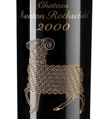 Вино Chateau Mouton Rothschild (Pauillac), 2000, (156824), Франция, Бордо, красное, сухое, 0.75 л, Шато Мутон Ротшильд, цена 899990 рублей